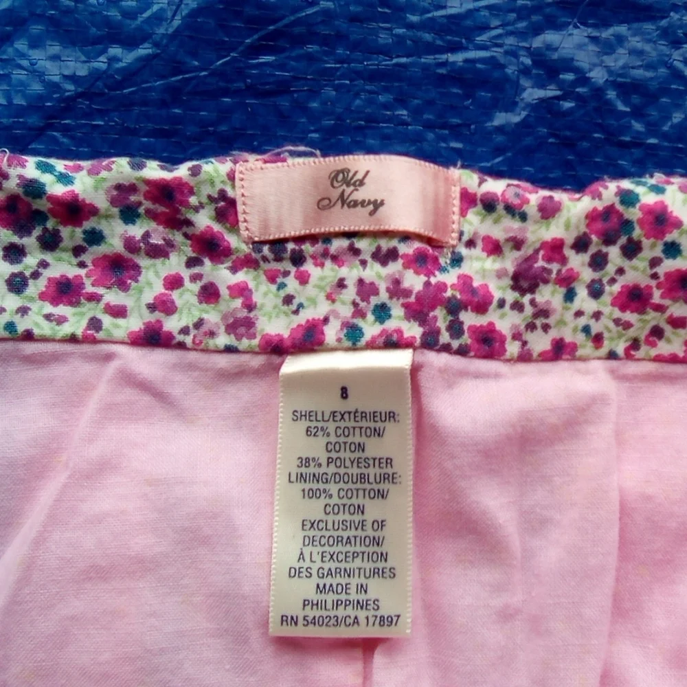 Old Navy Striped Pink and Green Women's Skirt